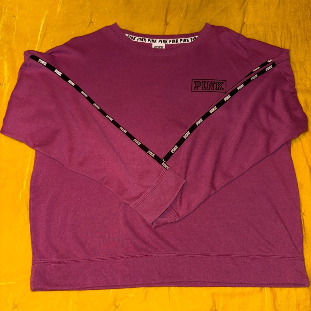 PINK Victoria's Secret Magenta Crewneck Sweater